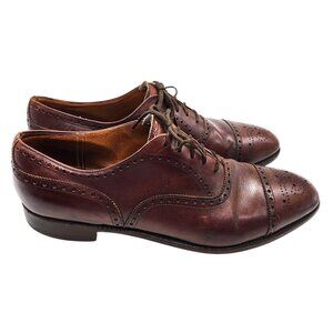 Church’s Diplomat Brogue Dress Oxford Last 173 Cap Toe Leather Custom Grade 11.5